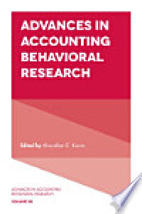 Advances in Accounting Behavioral Research. Volume 20