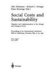 Social Costs and Sustainability